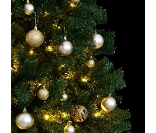 Mākslīgā Ziemassvētku Egle, Bumbiņu Komplekts, 180 Cm, 300 Led Vidaxl
