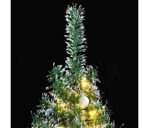 Mākslīgā Ziemassvētku Egle Ar Sniegu Un 300 Led, 180 Cm Vidaxl