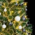 Mākslīgā Ziemassvētku Egle Ar Sniegu Un 300 Led, 180 Cm Vidaxl