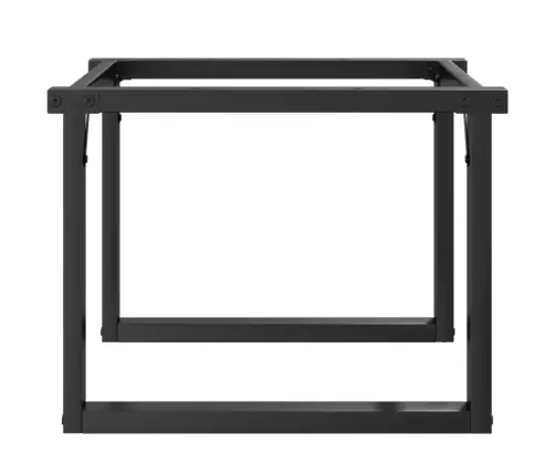 Kavos Staliuko Kojos, 50X40X38cm O-Formos Rėmas, Plieninis