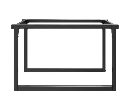 Kavos Staliuko Kojos, 80X70X43cm O-Formos Rėmas, Plieninis