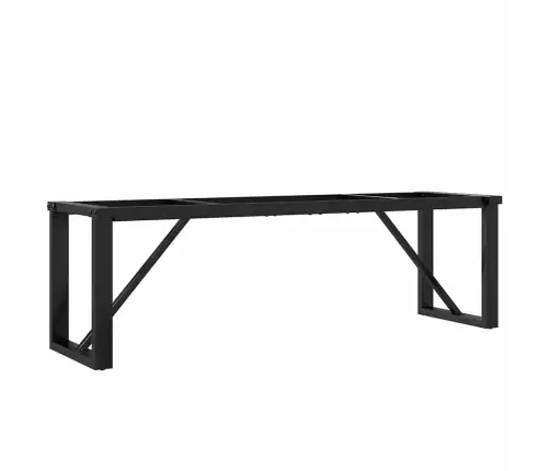 Kafijas Galdiņa Kājas, 140X30X43 Cm, O-Formas Rāmis, Tērauds Vidaxl