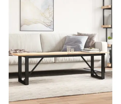 Kafijas Galdiņa Kājas, 140X30X43 Cm, O-Formas Rāmis, Tērauds Vidaxl