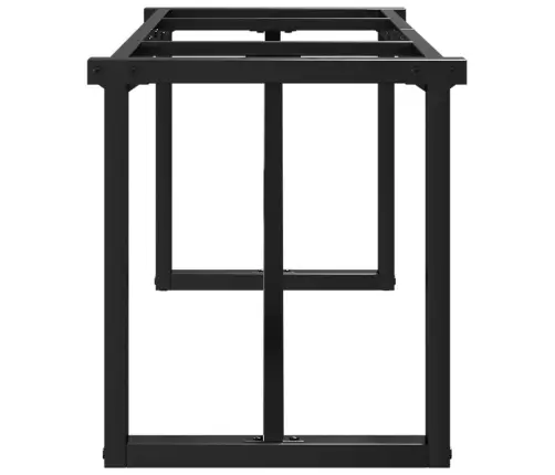 Kafijas Galdiņa Kājas, 140X30X43 Cm, O-Formas Rāmis, Tērauds Vidaxl