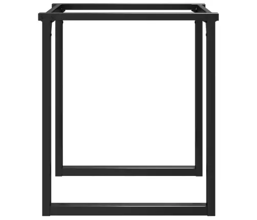 Galda Kājas, 70X70X73 Cm, O-Formas Rāmis, Tērauds Vidaxl