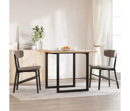 Galda Kājas, 70X70X73 Cm, O-Formas Rāmis, Tērauds Vidaxl