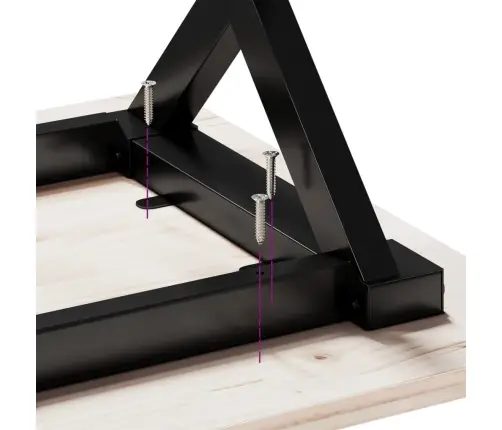 Kohvilaua Jalad, X-Raam, 80 X 40 X 43 cm Teras