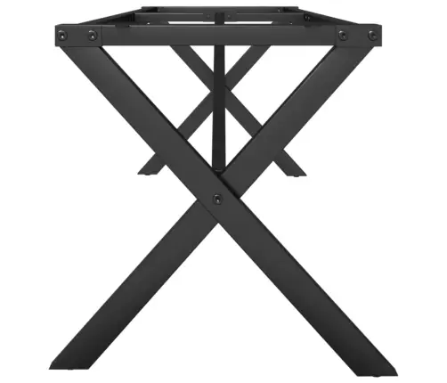 Kavos Staliuko Kojos, 140X30X43cm Plieninis, X Formos Rėmas