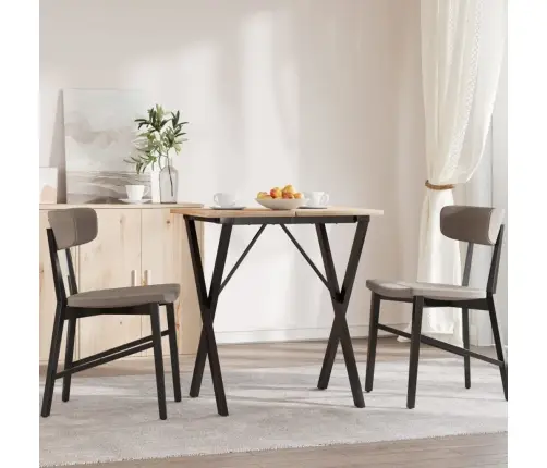 Virtuves Galda Kājas, X-Forma, 60X50X73 Cm, Tērauds Vidaxl