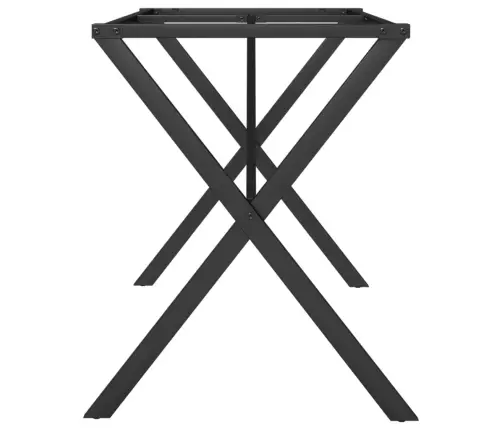 Virtuves Galda Kājas, X-Forma, 120X60X73 Cm, Tērauds Vidaxl