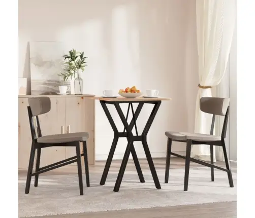 Valgomojo Stalo Kojos, 40X40X73cm Plieninis, Y Formos Rėmas