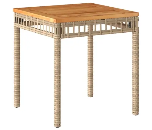 Bistro Komplektas Su Pagalvėlėmis, 3 Dalių, Smėlio, Poliratanas