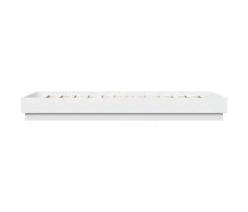 Gultas Rāmis Ar Led, Balts, 100X200 Cm Vidaxl