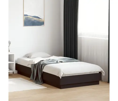 Lovos Rėmas, Juodos Spalvos, 100X200cm Apdirbta Mediena