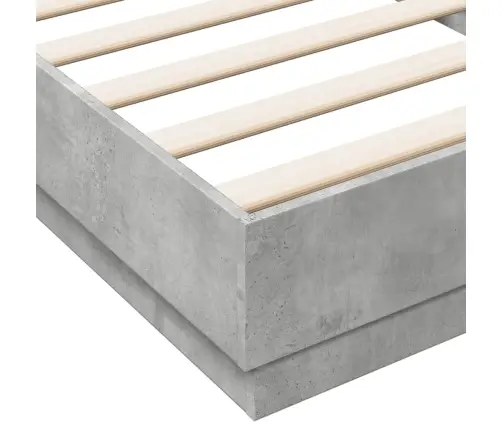 Voodiraam, Betoonhall, 100 X 200 cm Tehispuit