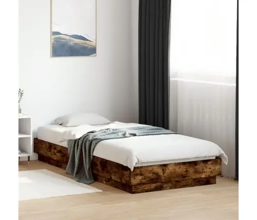 Gulta Bez Matrača, Ozolkoka, 100X200 Cm, Inženierijas Koks Vidaxl