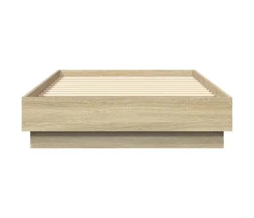 Gulta Bez Matrača, Ozolkoka, 90X190 Cm, Inženierijas Koks Vidaxl