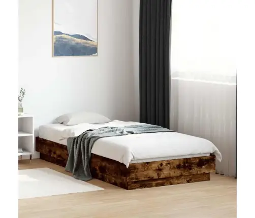 Lovos Rėmas Be Čiužinio, Dūminis, 90X190cm Apdirbta Mediena