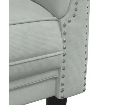 Divdaļīgs Dīvānu Komplekts, Gaiši Pelēks Samts Vidaxl