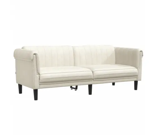 2-Osaline Diivanikomplekt, Kreemjas, Samet