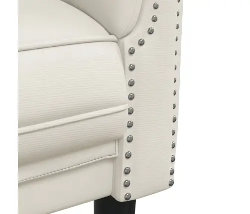 2-Osaline Diivanikomplekt, Kreemjas, Samet