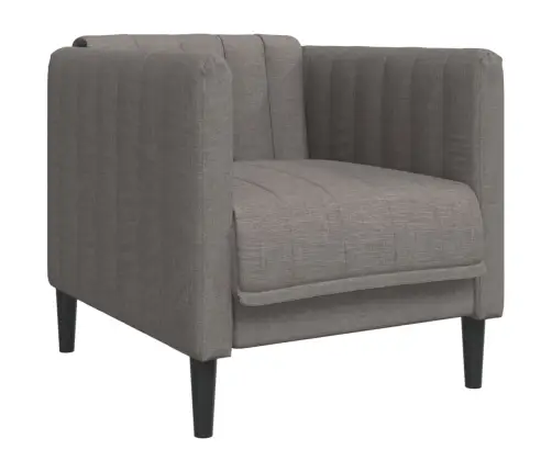 Trīsdaļīgs Dīvānu Komplekts, Pelēkbrūns Audums Vidaxl