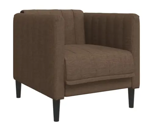 Trīsvietīgs Dīvānu Komplekts, Brūns Audums Vidaxl