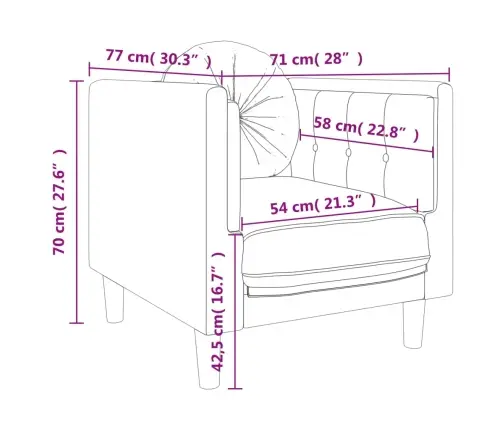 3-Osaline Diivanikomplekt Patjadega, Must, Samet