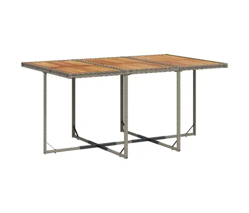 7-Daļīgs Dārza Mēbeļu Komplekts, Matrači, Pelēka Pe Rotangpalma Vidaxl