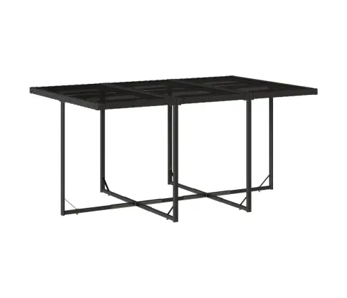 Sodo Komplektas Su Pagalvėlėmis, 11 Dalių, Juodas, Poliratanas