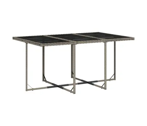 Sodo Komplektas Su Pagalvėlėmis, 11 Dalių, Pilkas, Poliratanas