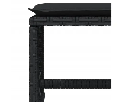 9-Daļīgs Dārza Mēbeļu Komplekts, Matrači, Melns, Pe Rotangpalma Vidaxl 9-Daļīgs Dārza Mēbeļu Komplekts, Matrači, Melns, Pe Rotangpalma Vidaxl