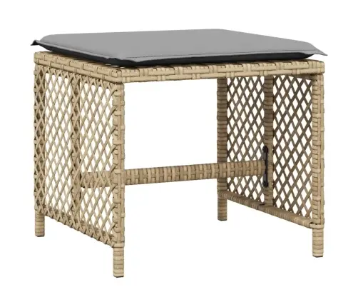 17-Daļīgs Virtuves Mēbeļu Komplekts Ar Matračiem, Bēša Pe Vidaxl