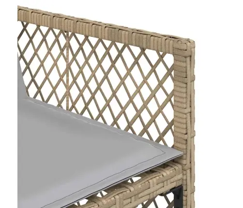 13-Daļīgs Virtuves Mēbeļu Komplekts Ar Matračiem,Pe Rotangpalma Vidaxl