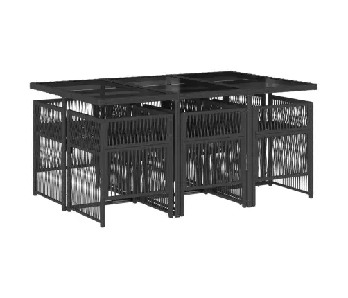 7-Daļīgs Dārza Mēbeļu Komplekts Ar Matračiem, Pe Rotangpalma Vidaxl