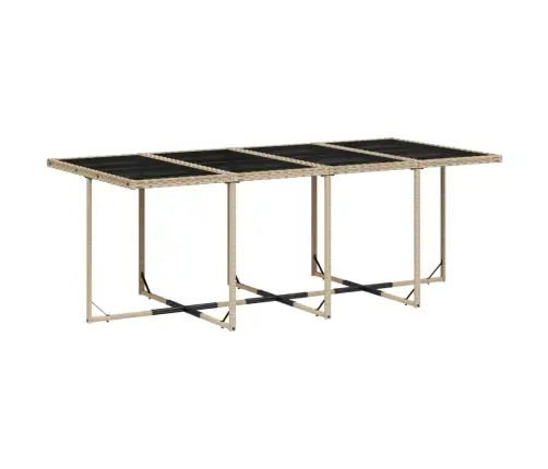 Sodo Komplektas Su Pagalvėlėmis, 13 Dalių, Smėlio, Poliratanas