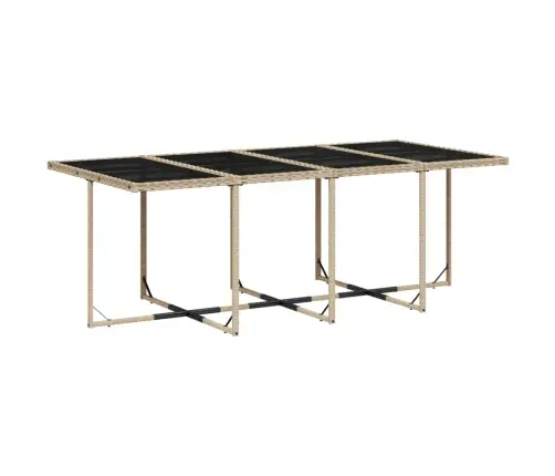 9-Daļīgs Virtuves Mēbeļu Komplekts Ar Matračiem, Pe Rotangpalma Vidaxl