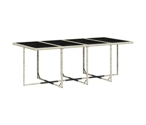 Sodo Komplektas Su Pagalvėlėmis, 9 Dalių, Pilkas, Poliratanas