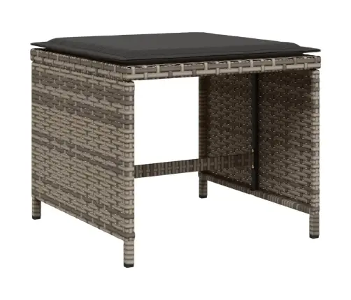 15-Daļīgs Dārza Mēbeļu Komplekts Ar Matračiem, Pe Rotangpalma Vidaxl