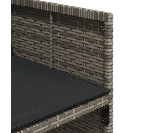 15-Daļīgs Dārza Mēbeļu Komplekts Ar Matračiem, Pe Rotangpalma Vidaxl