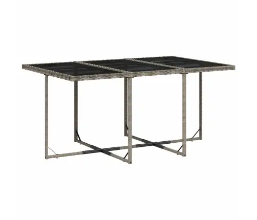 Sodo Komplektas Su Pagalvėlėmis, 7 Dalių, Pilkas, Poliratanas