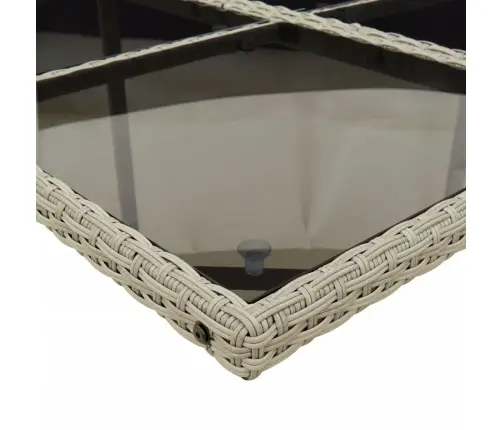 Sodo Komplektas Su Pagalvėlėmis, 13 Dalių, Pilkas, Poliratanas