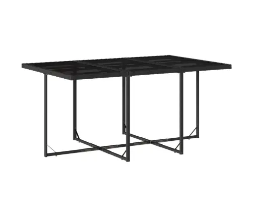 Sodo Komplektas Su Pagalvėlėmis, 11 Dalių, Juodas, Poliratanas