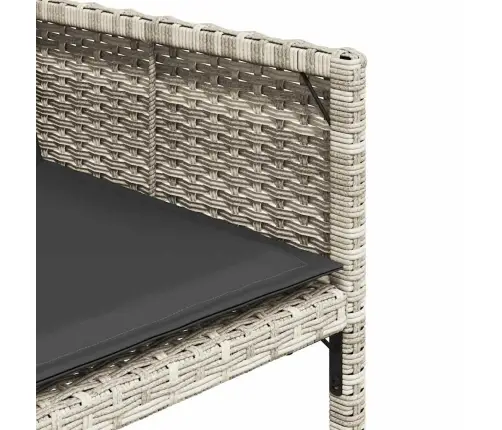 Sodo Komplektas Su Pagalvėlėmis, 13 Dalių, Pilkas, Poliratanas