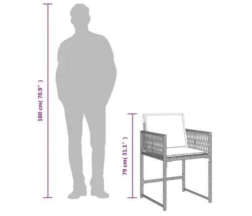 11-Daļīgs Dārza Mēbeļu Komplekts Ar Matračiem, Gaiši Pelēka Pe Vidaxl 11-Daļīgs Dārza Mēbeļu Komplekts Ar Matračiem, Gaiši Pelēka Pe Vidaxl