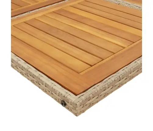 9-Osaline Aiamööbli Komplekt Patjadega, Beež, Polürotang