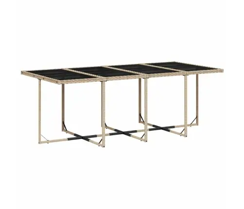 Sodo Komplektas Su Pagalvėlėmis, 13 Dalių, Smėlio, Poliratanas