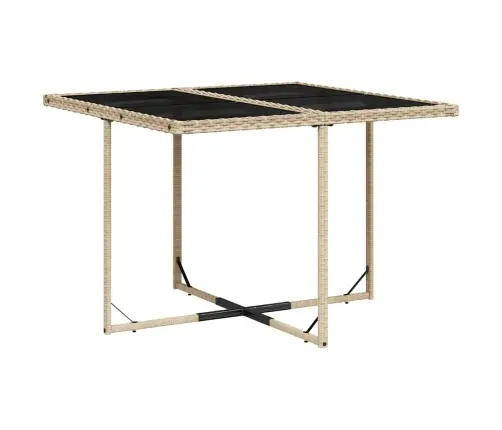 Sodo Komplektas Su Pagalvėlėmis, 9 Dalių, Smėlio, Poliratanas