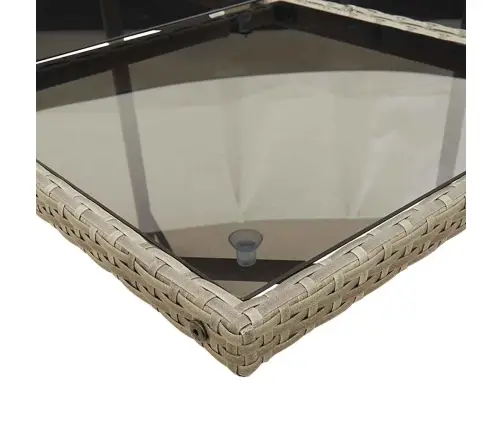 9-Daļīgs Dārza Mēbeļu Komplekts Ar Matračiem, Pe Rotangpalma Vidaxl