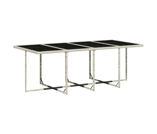 Sodo Komplektas Su Pagalvėlėmis, 13 Dalių, Pilkas, Poliratanas